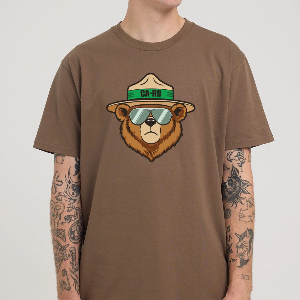 CA-RD Brown Smokey Tee