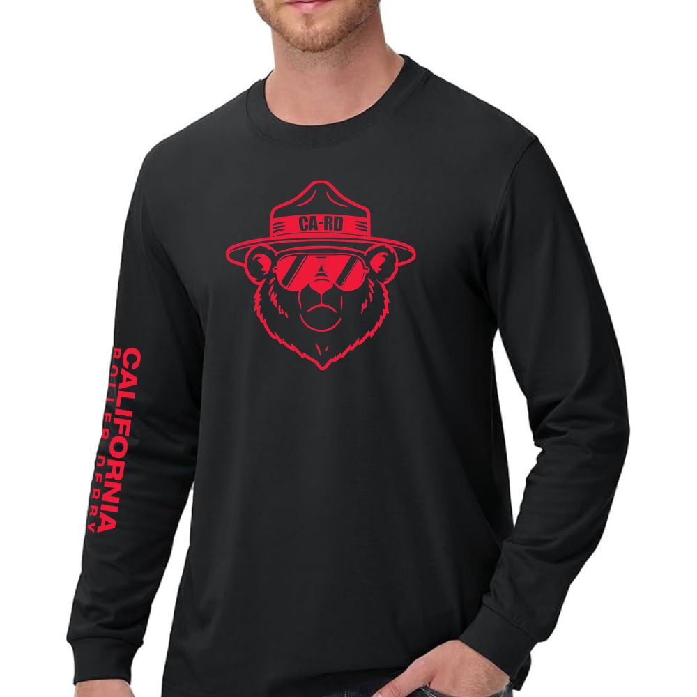 CA-RD Red Logo Long Sleeve Tee