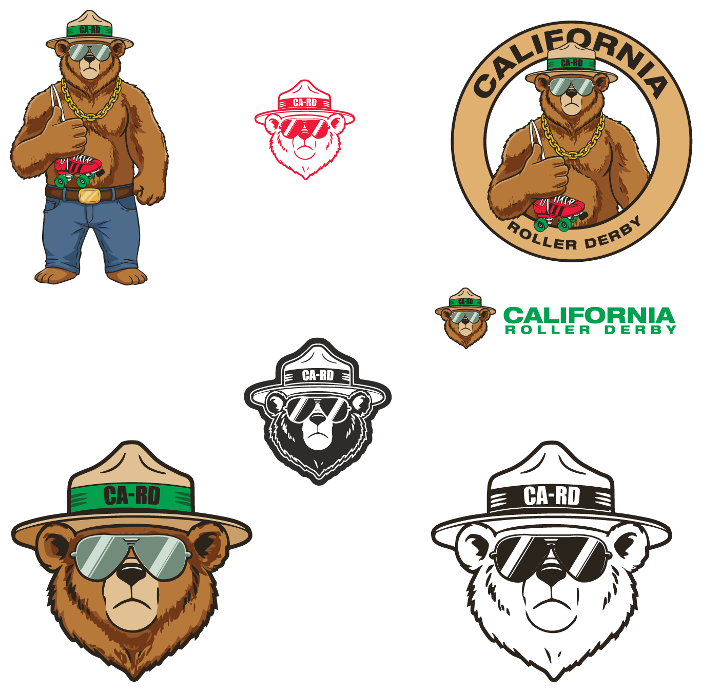 CA-RD Sticker Pack
